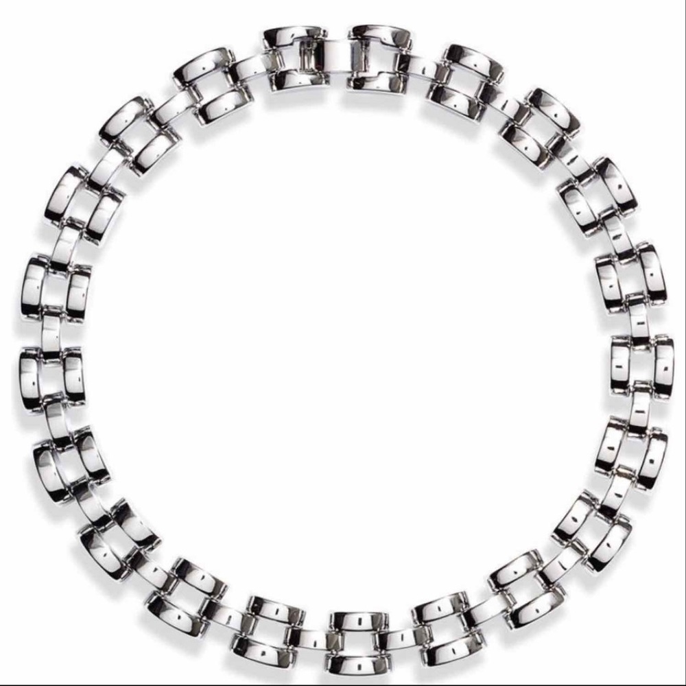Kate Spade Silver Sliced Scallops Collar Necklace - Picture 2 of 5